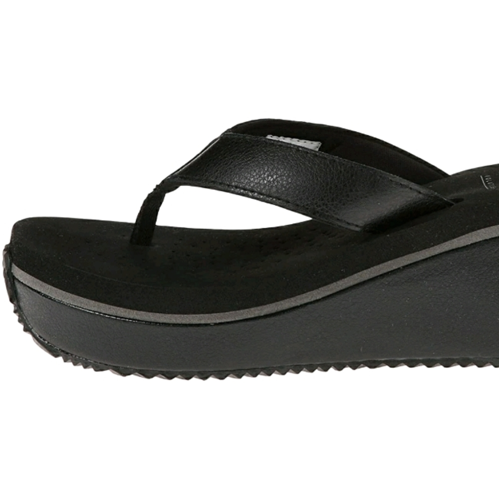 VOLATILE Chic Black Comfy Wedges HTF 11